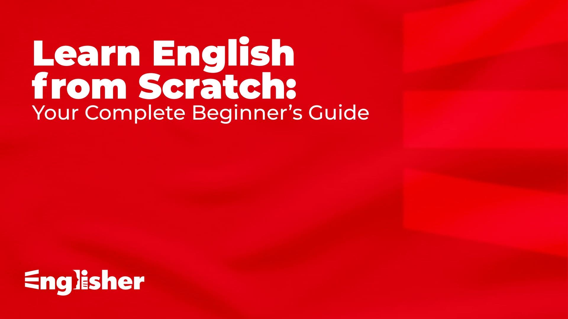 learn english from scratch