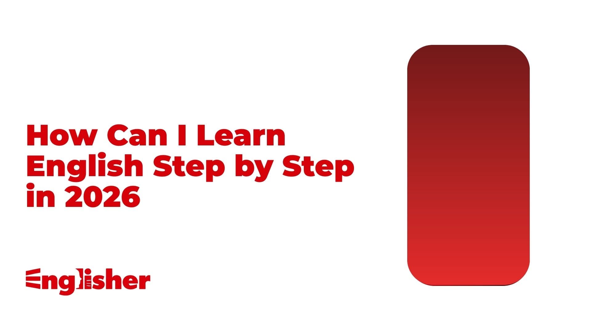 how can i learn english